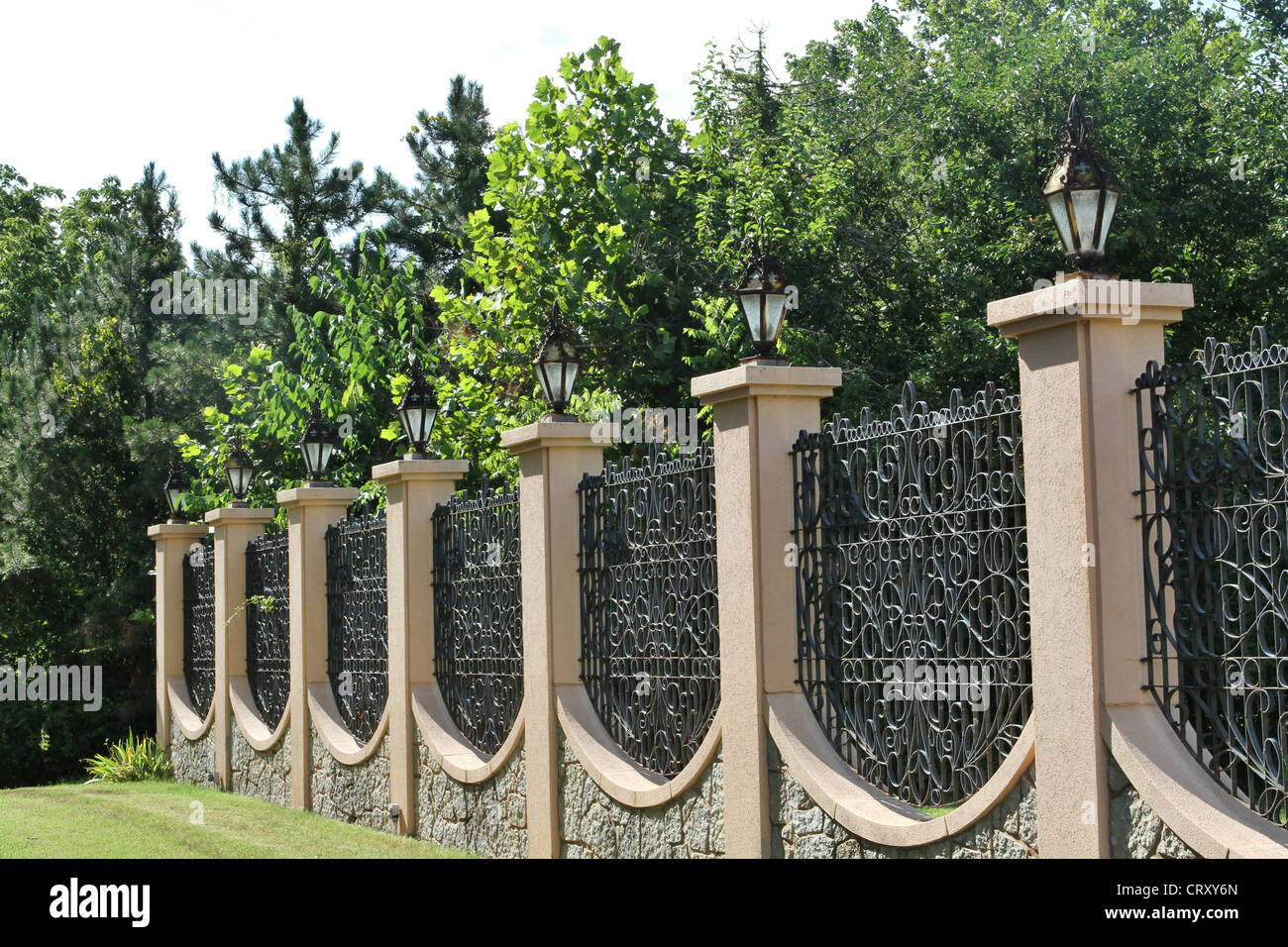 A Fancy Fence At The Precious Moments Chapel Stock Photo Royalty Free