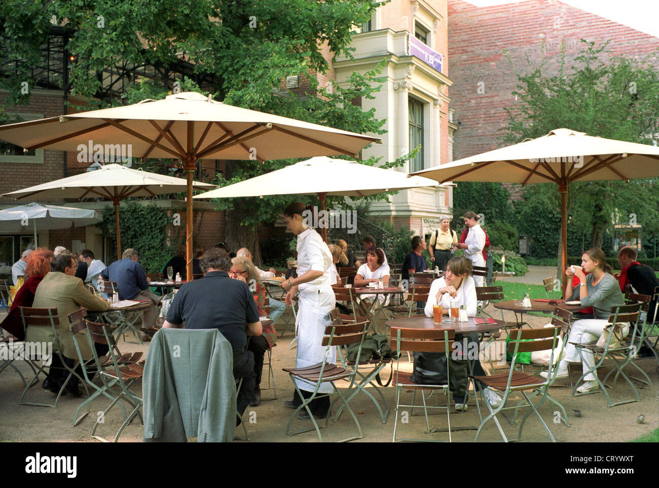 Berlin garden cafe house of literature