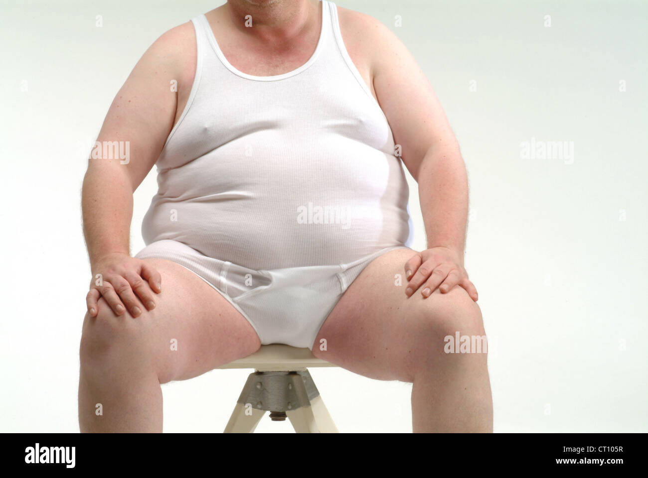 Fat Man Sitting 36