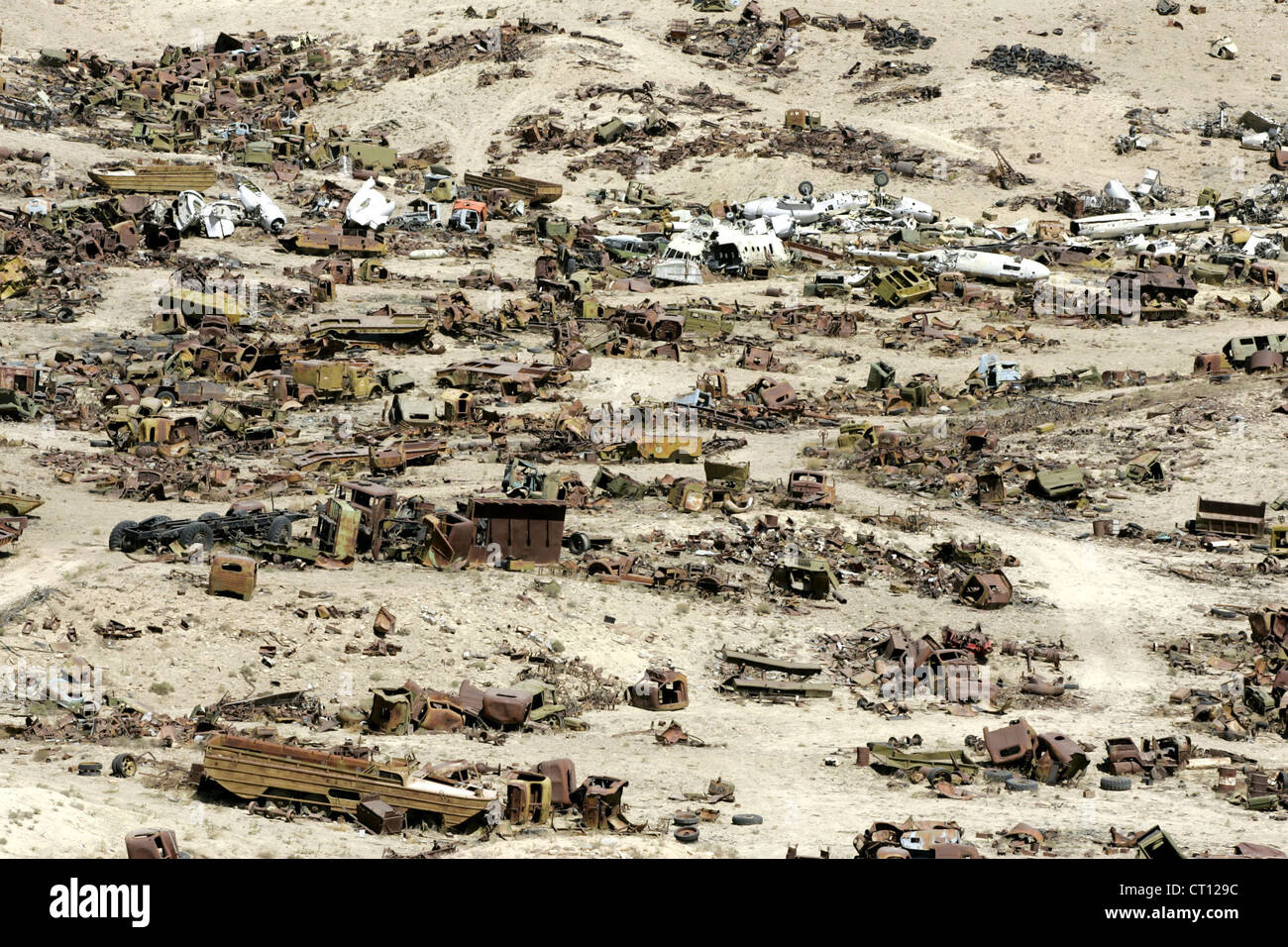 Tank graveyard in Kabul Stock Photo, Royalty Free Image 49196264 Alamy