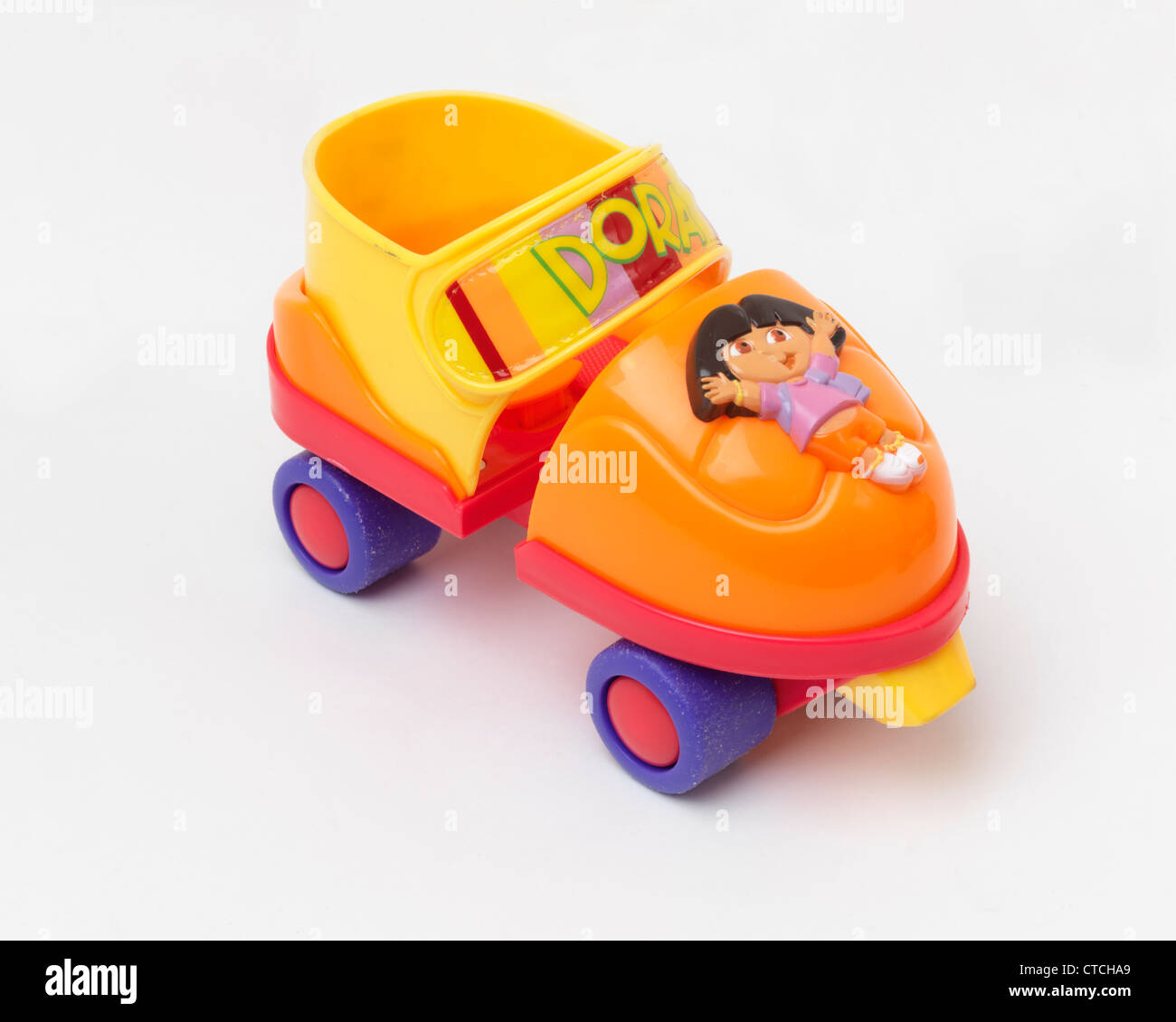 Children's Roller Skates Dora the Explorer Stock Photo, Royalty Free