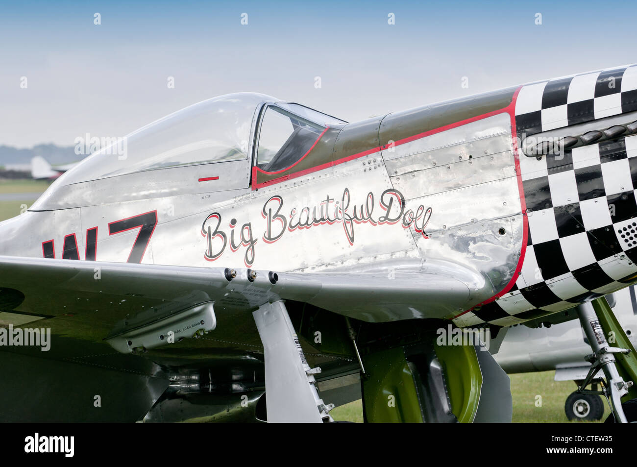 P 51 Mustang Big Beautiful Doll At The Flying Legends Airshow 2011