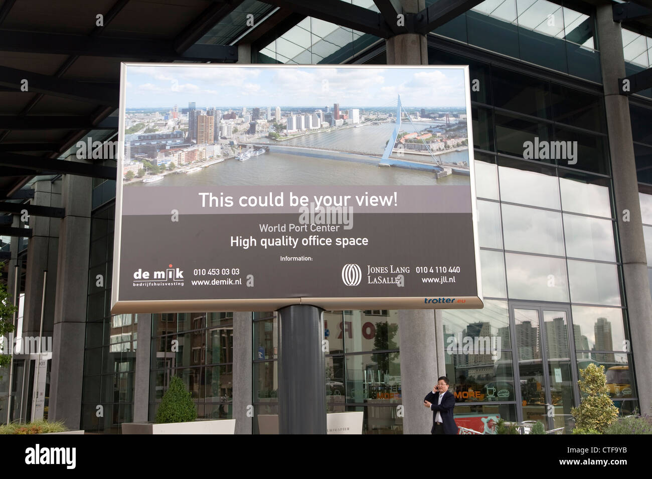 Commercial property office space advertising billboard poster World