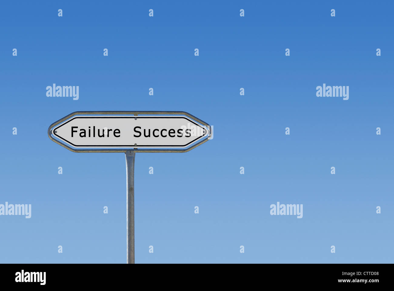 Success And Failure Arrow Sign Stock Photo Alamy