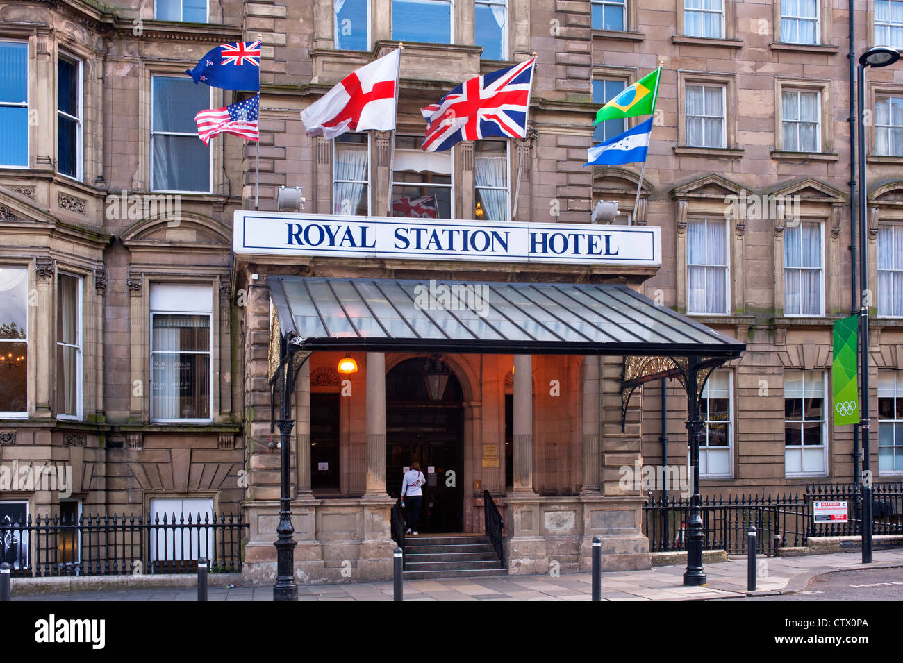 Royal Station Hotel in the centre of Newcastle close by the railway