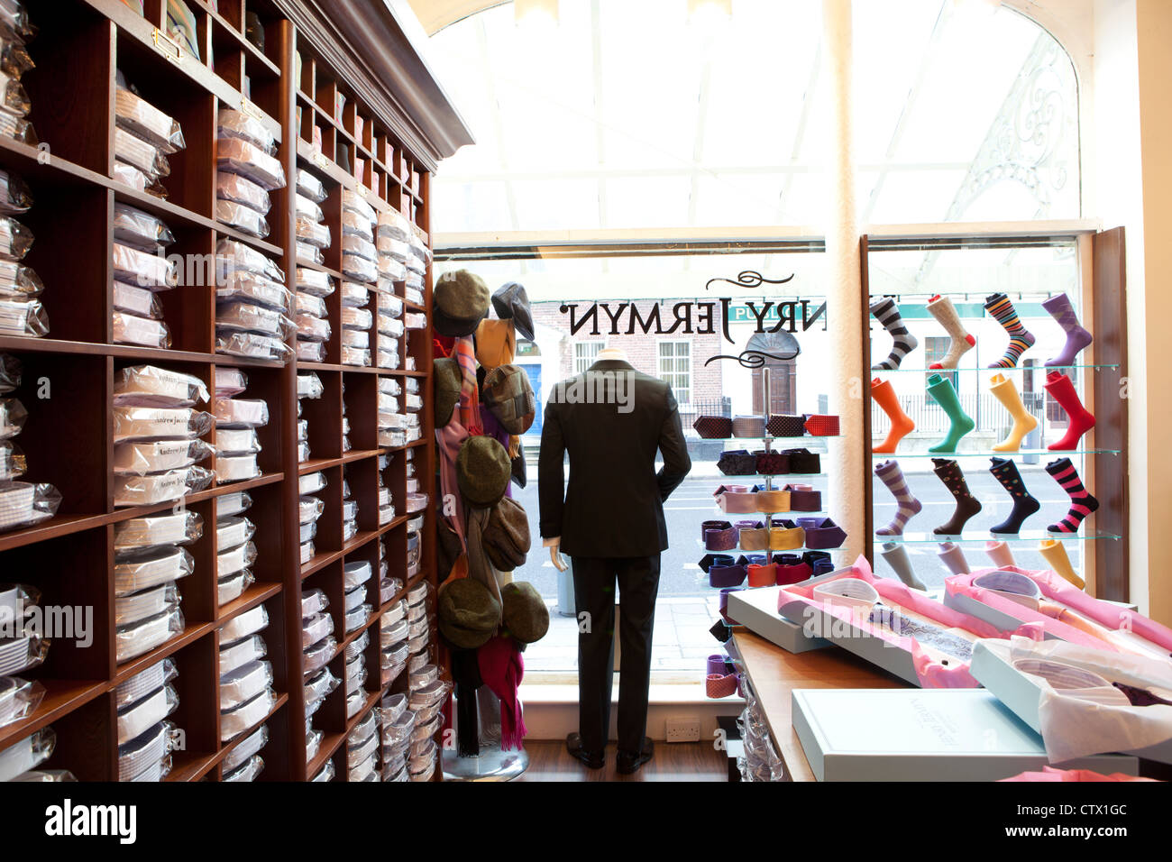 Henry Jermyn Tailors Dublin Ireland Stock Photo Alamy