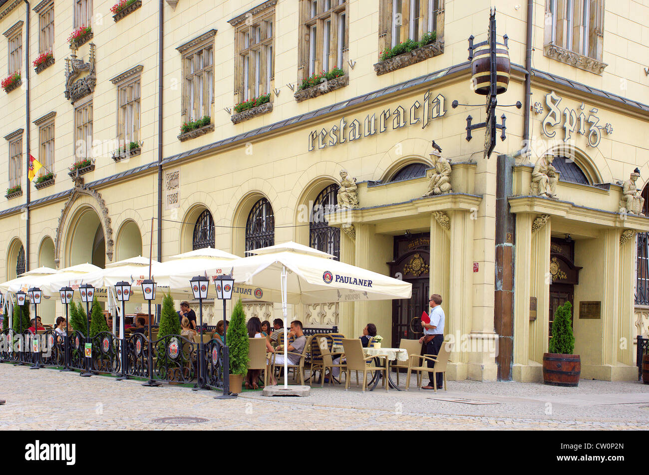 Wroclaw Spiz restaurant and brewery Stock Photo, Royalty Free Image