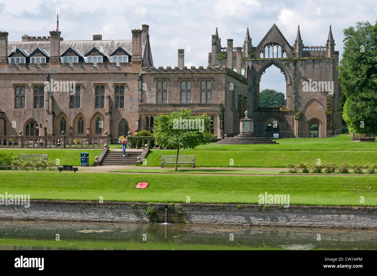 Newstead Abbey & Ruins, Nottinghamshire, England, UK Stock Photo
