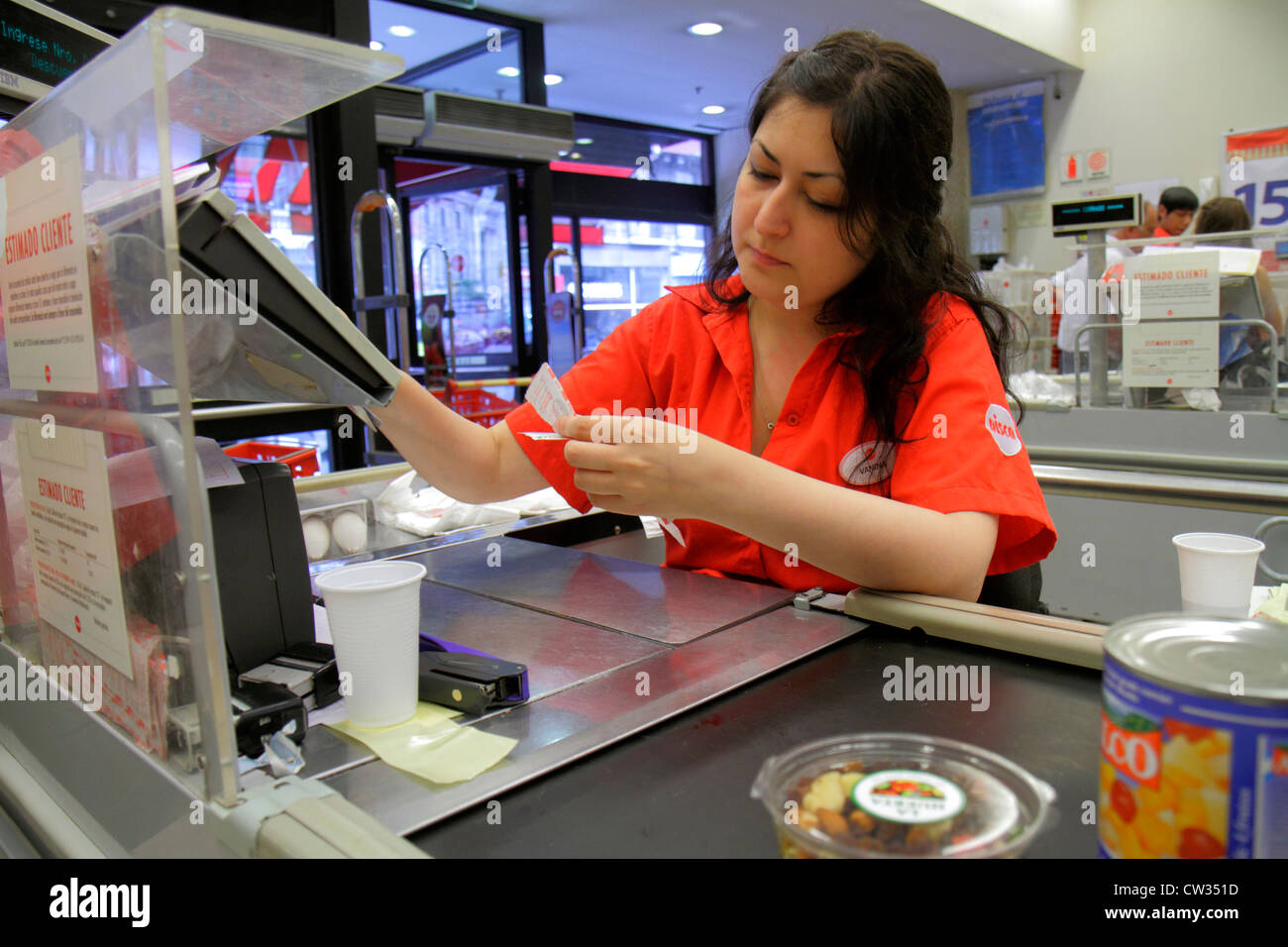Buenos Aires Argentina Avenida Callao Disco Supermarket grocery store