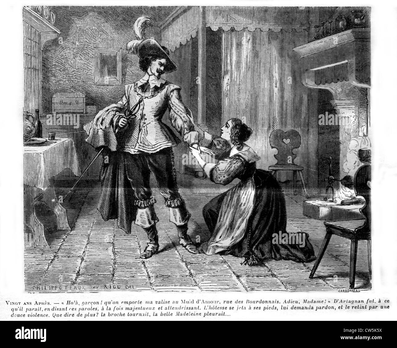 Twenty Years After (sequel to 'The Three Musketeers'). Illustration