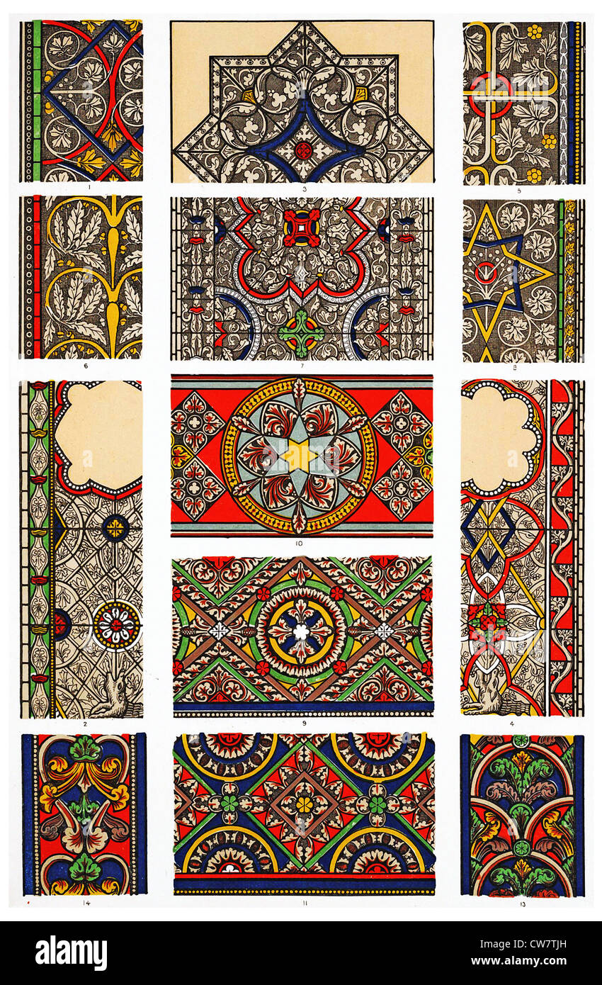 MEDIEVAL ORNAMENTS Stock Photo, Royalty Free Image 49960137 Alamy