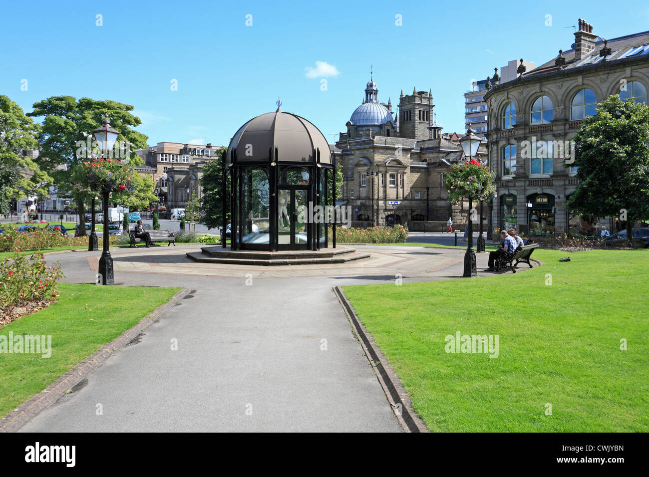 The Crescent Gardens and Festival Pavilion in Harrogate, North Stock