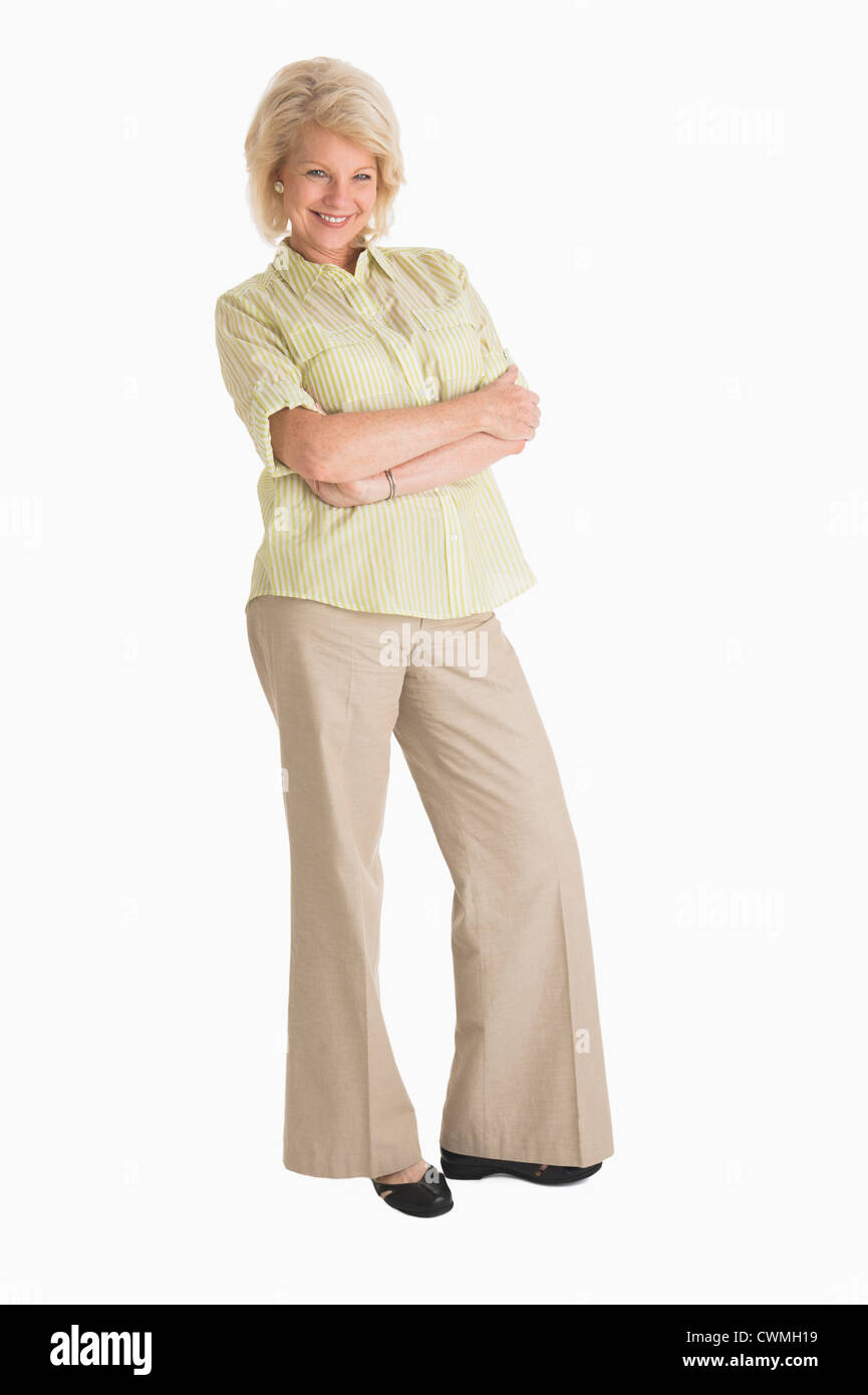 Attractive Mature Woman Cut Out Stock Images Pictures Alamy