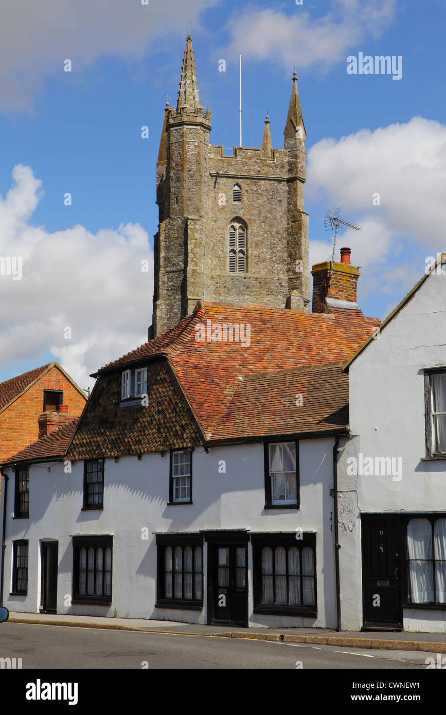 Lydd, Kent, Romney Marsh, England, UK, GB Stock Photo, Royalty Free