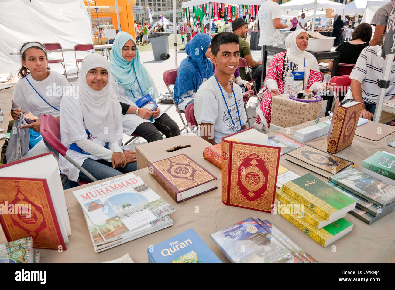 Muslim Fest in Mississauga near Toronto;Ontario;Canada Stock Photo