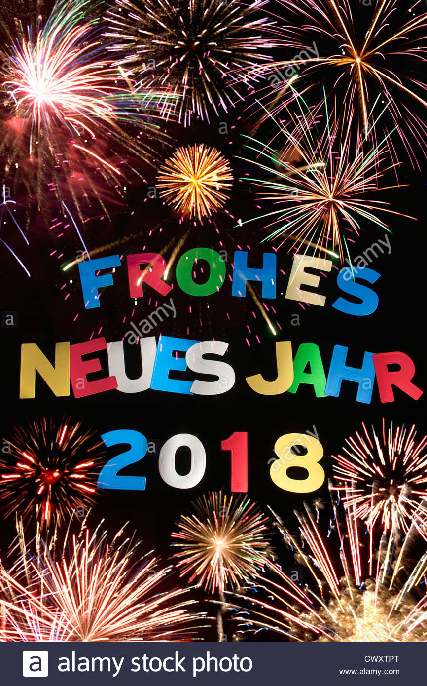 FROHES NEUES JAHR 2018 Stock Photo, Royalty Free Image 50377344 Alamy