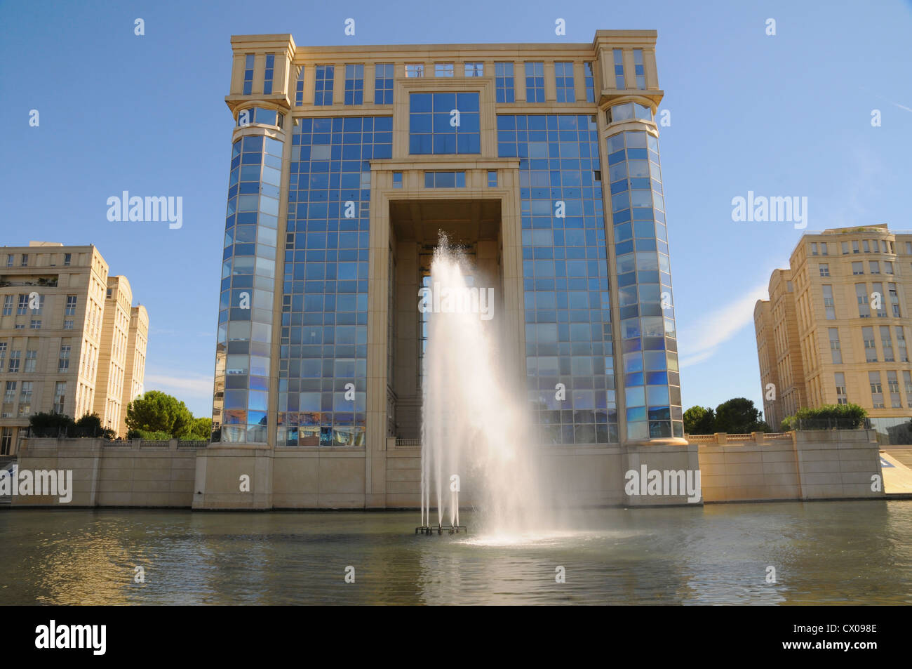 Modern Architecture France montpellier france, modern architecture stock photo, royalty free Modern Architecture France montpellier france, modern architecture stock photo, royalty free