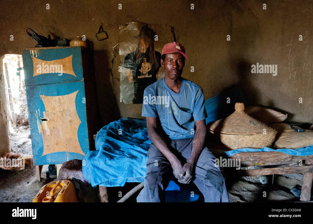 Melka Country Ethiopia Africa Oromo Tribe Poor Man Inside On Bed Of His Humble House Proud And Glad To Have A Home 4 Melka Country Ethiopia Africa Oromo Tribe Poor Man Inside On Bed Of His Humble House Proud And Glad To Have A Home 4