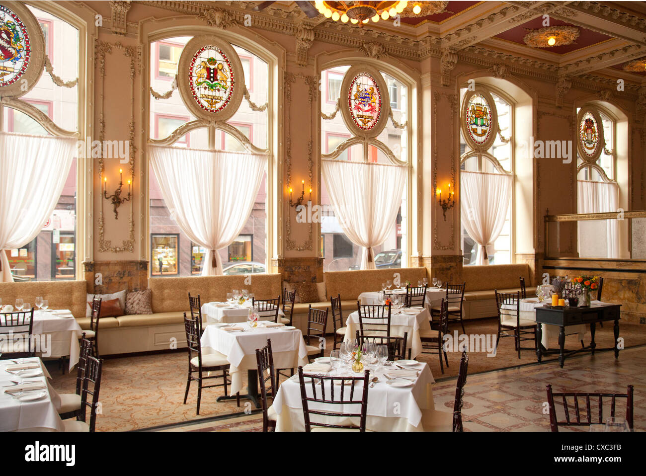 The Dorrance restaurant in Providence Rhode Island Stock Photo, Royalty