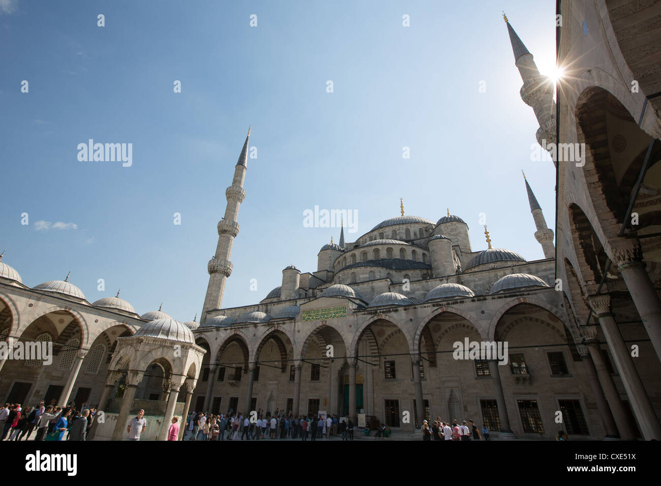 Sultan Ahmed Mosque Known As Blue Mosque Istanbul In Turkey Stock