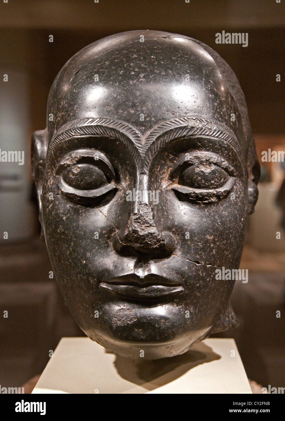 Head Of Gudea Neo Sumerian 2090 B.c. Mesopotamia Girsu Modern Tello