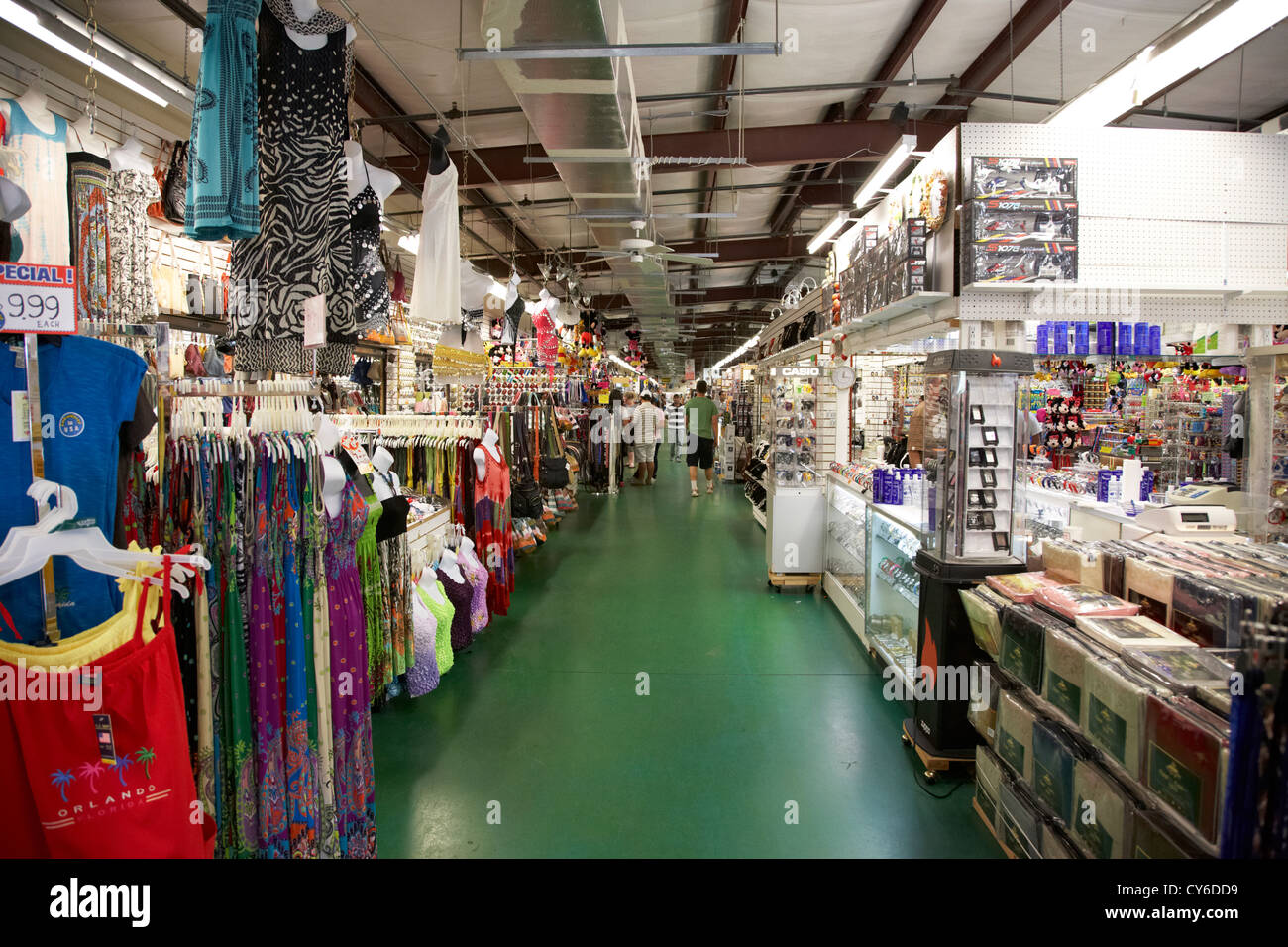 main gate flea market prices kissimmee florida usa Stock Photo