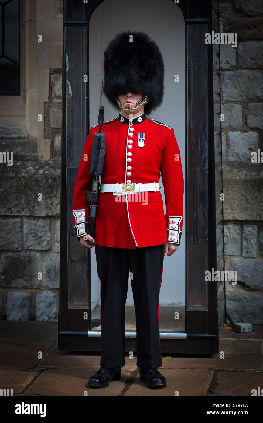 bearskin hat soldiers