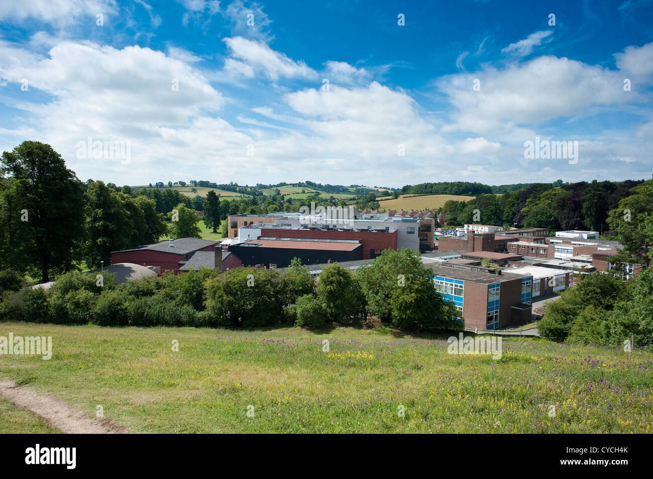 William Brookes school Much Wenlock Shropshire Stock Photo, Royalty