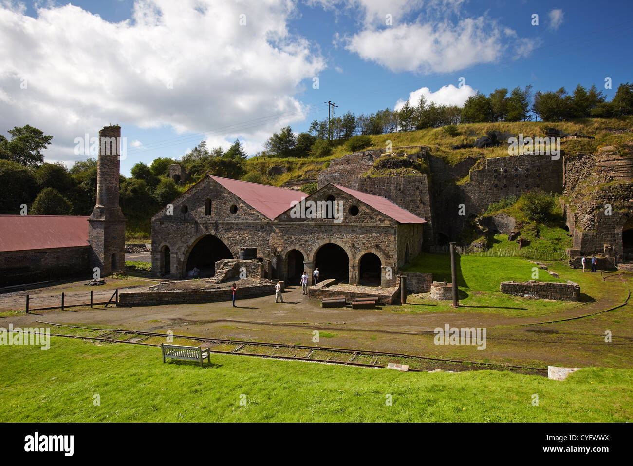 The Cast House at the Blaenavon Ironworks Museum, Blaenavon, Wales