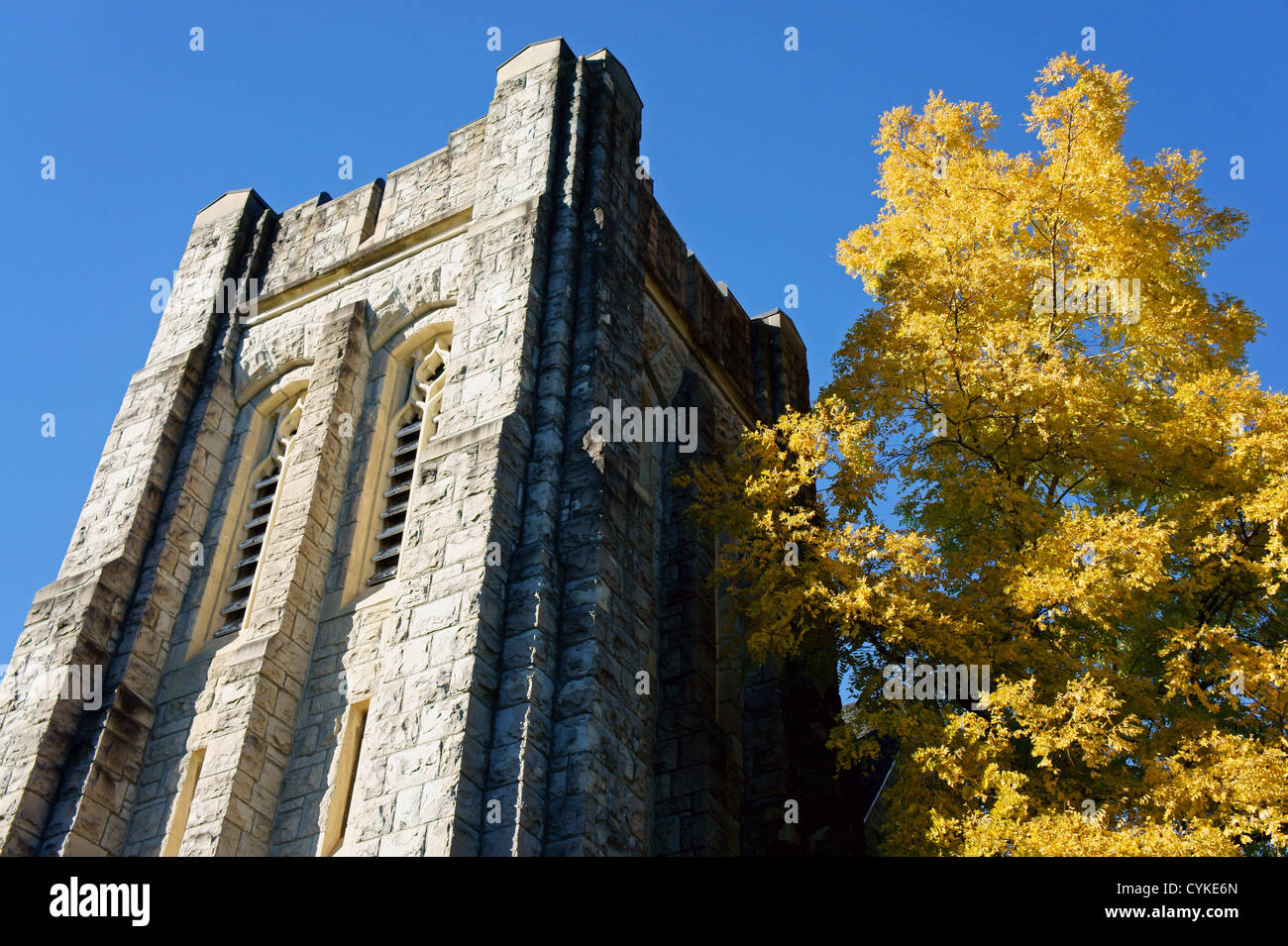 Ryerson-United-Church-and-golden-leafed-