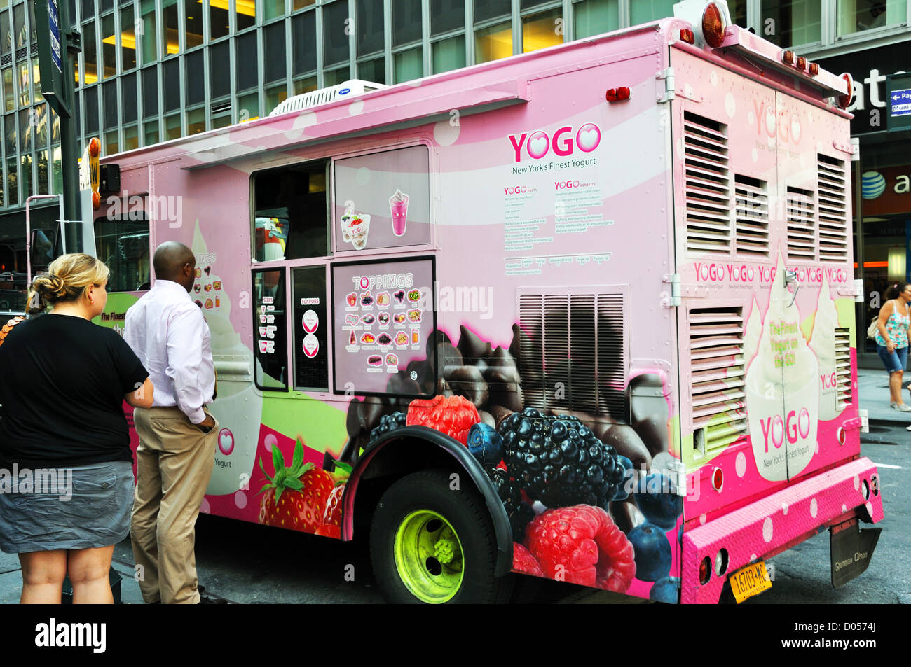 Ice cream truck in New York City, USA Stock Photo, Royalty Free Image