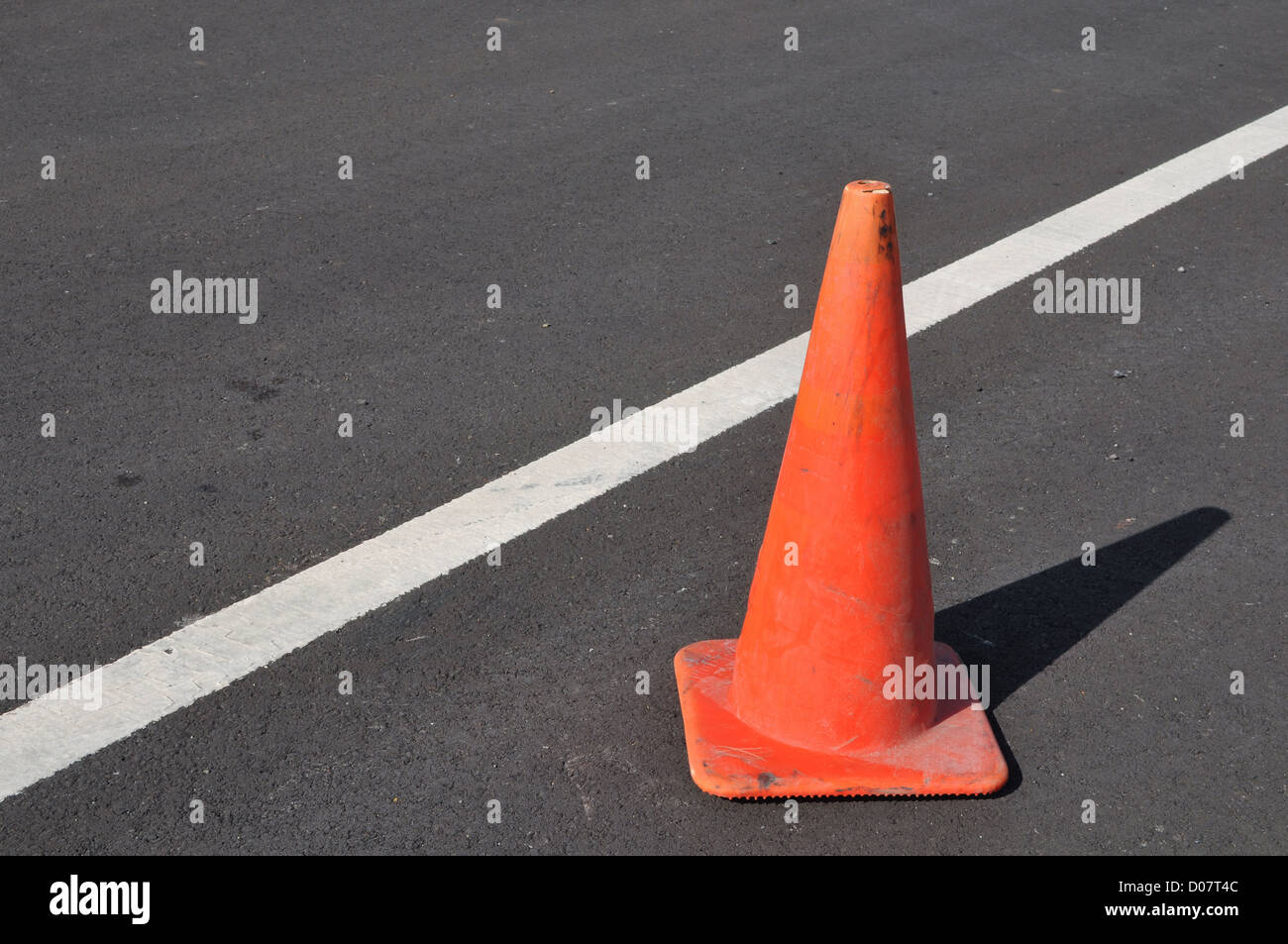 Traffic Cone On Street Hi Res Stock Photography And Images Alamy