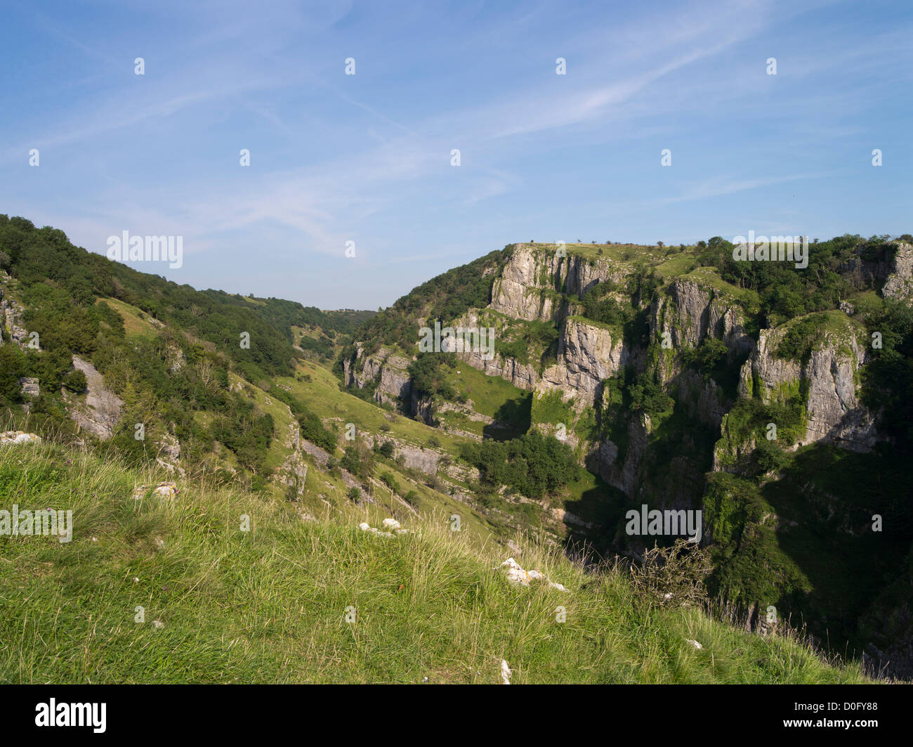 Cheddar Gorge Mendip Hills Somerset Gorge Valley Limestone Cheddar