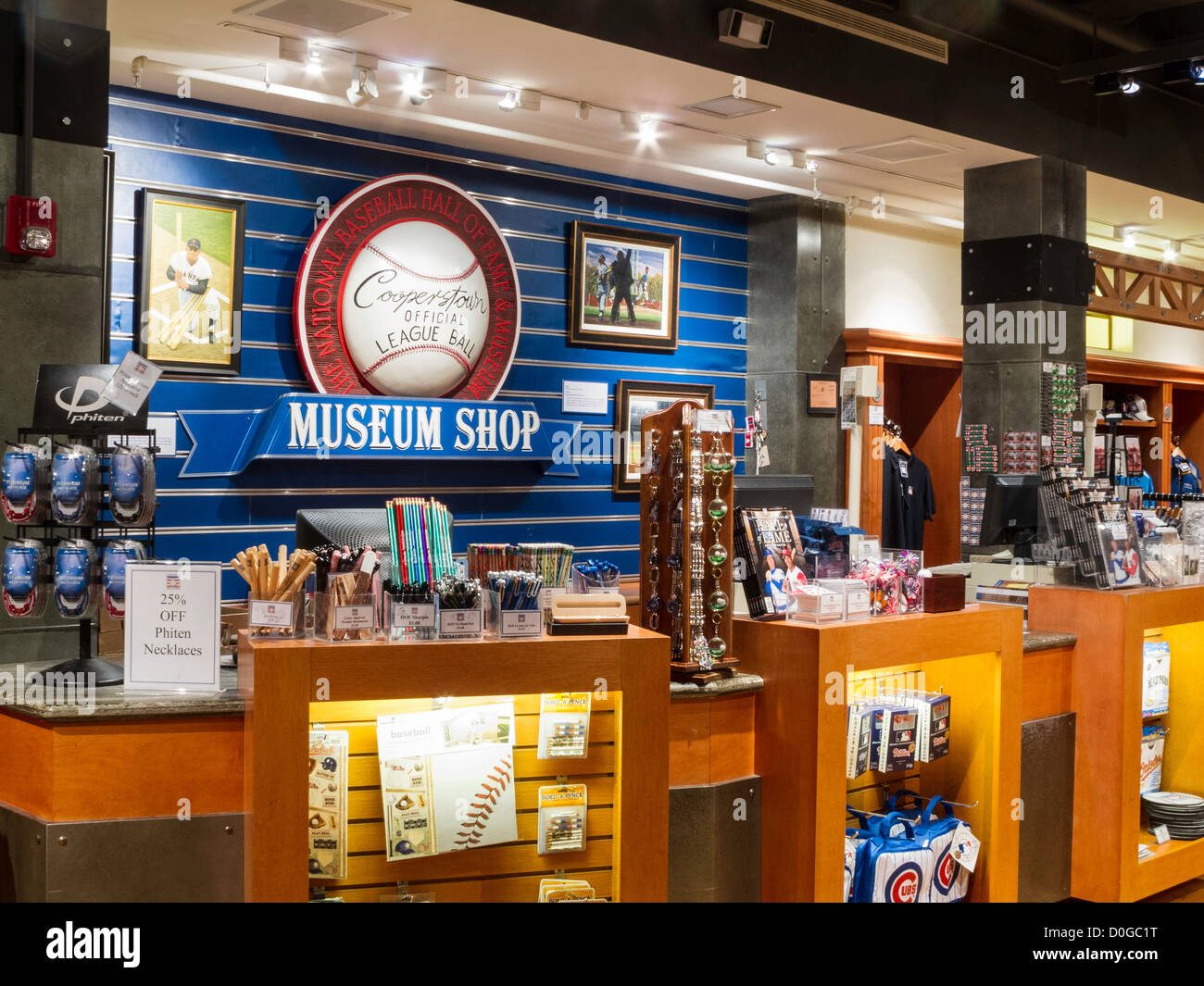 Museum Shop National Baseball Hall Of Fame Cooperstown Ny D0GC1T 
