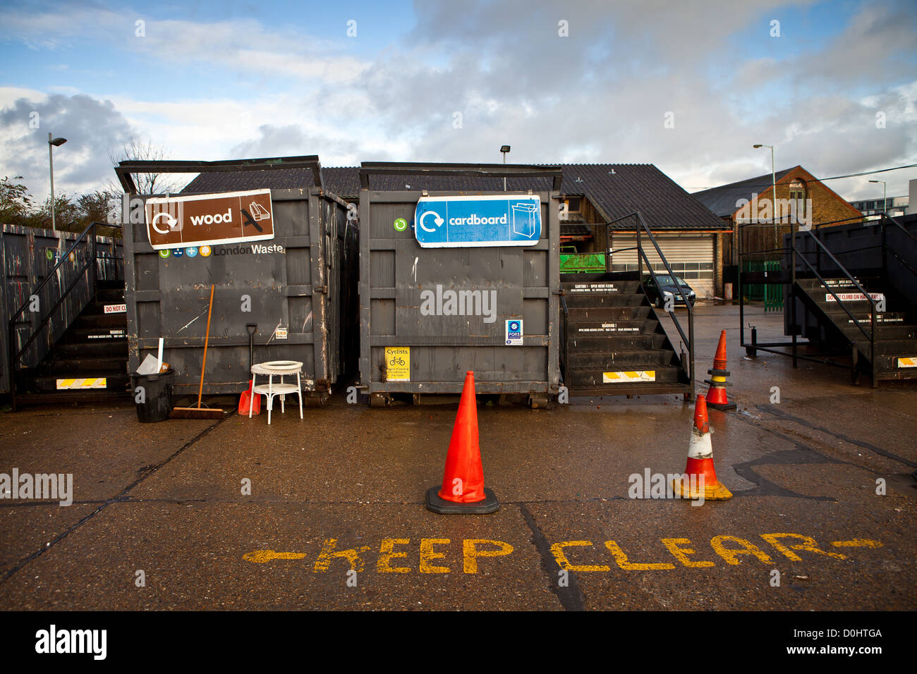 Hornsey Household Waste Recycling Centre, Haringey Stock Photo, Royalty Free Image 52023562 Alamy