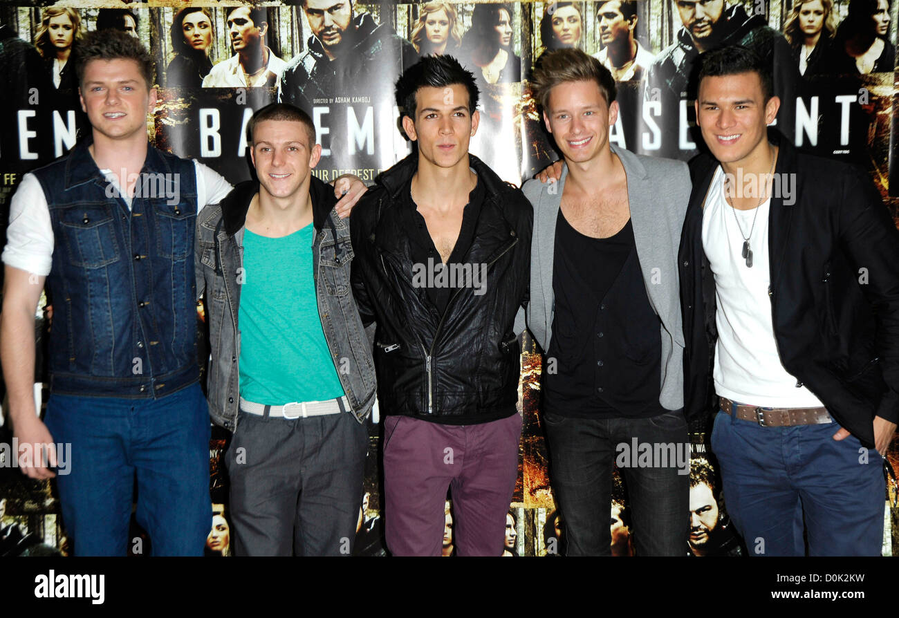 Boy Band Injustice UK Film Premiere Of Basement Held At The