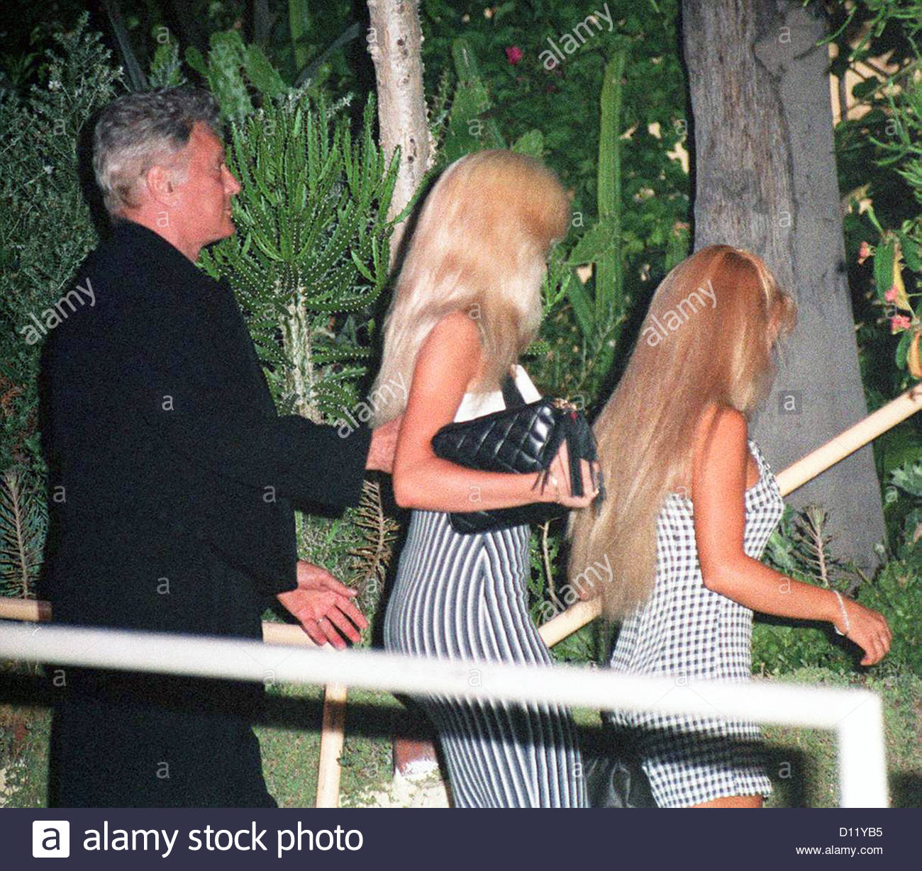 tony curtis dinner date with danyel cheeks portra Stock Photo, Royalty