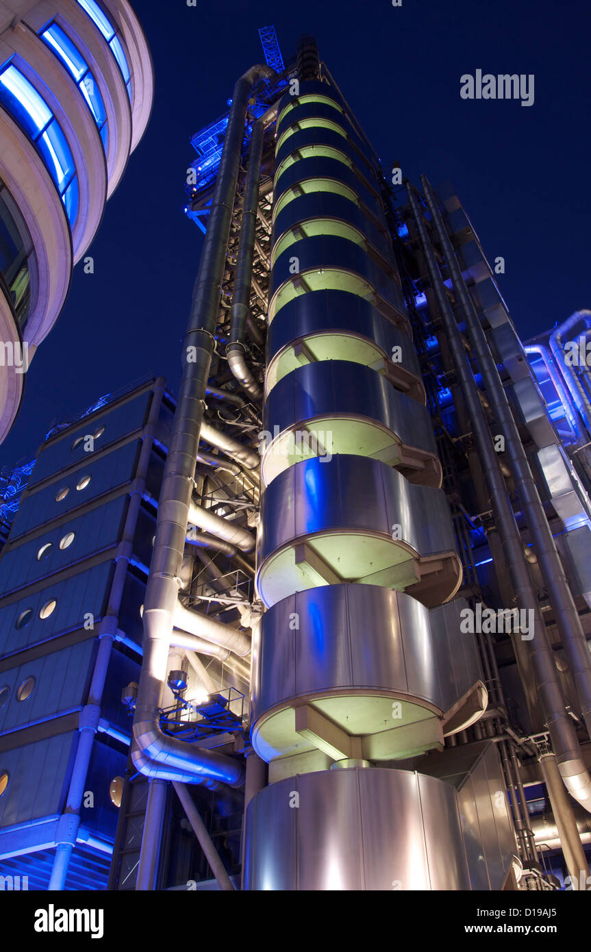 The iconic Lloyds Building, home of the insurance institution Lloyds