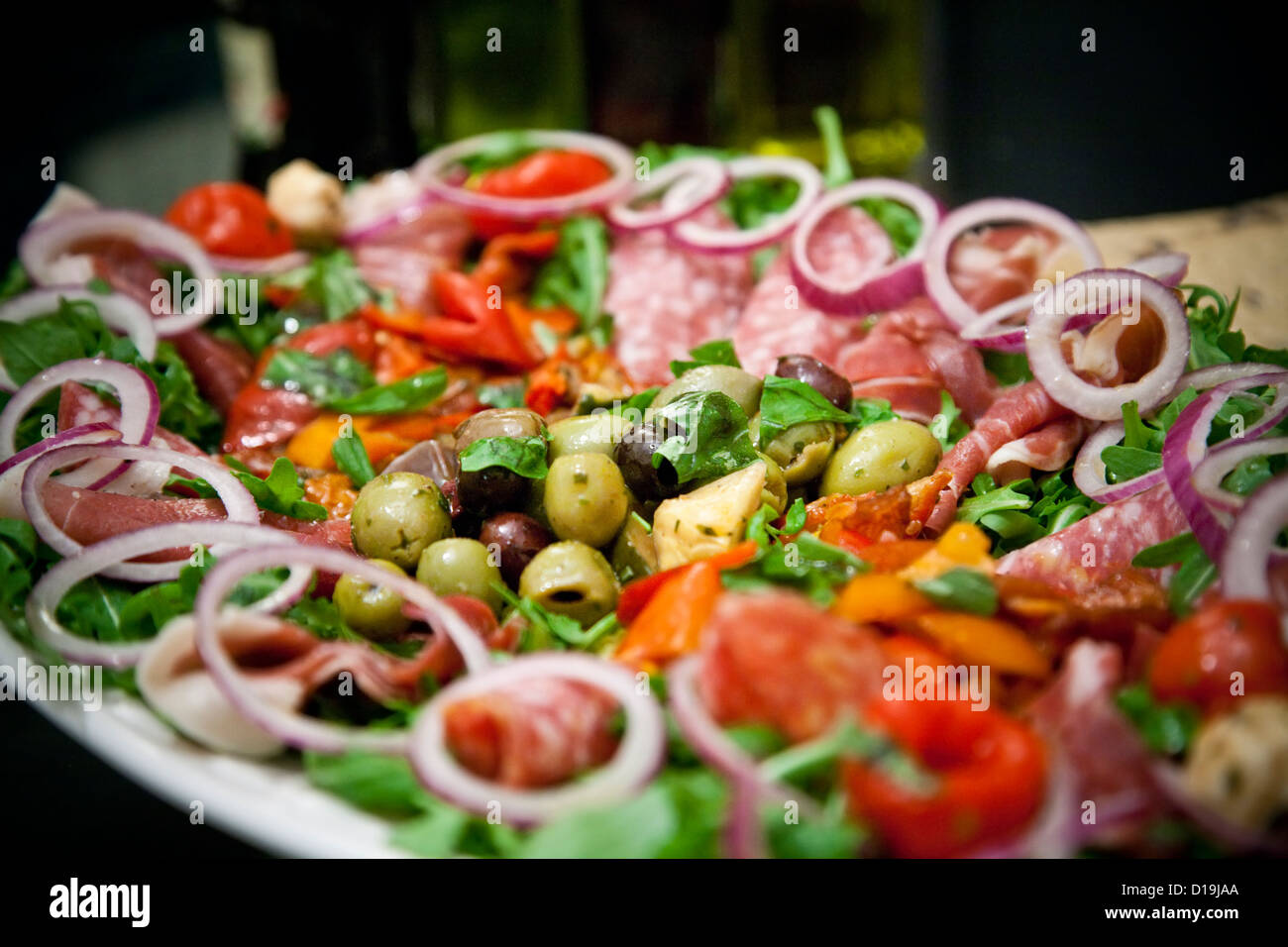 Italian antipasti platter Stock Photo, Royalty Free Image 52457730 Alamy