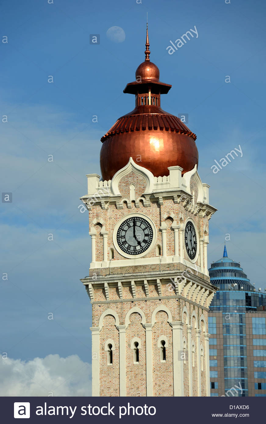 Kuala Lumpur Malaysia Sultan Abdul Samad Building. Clock Tower And