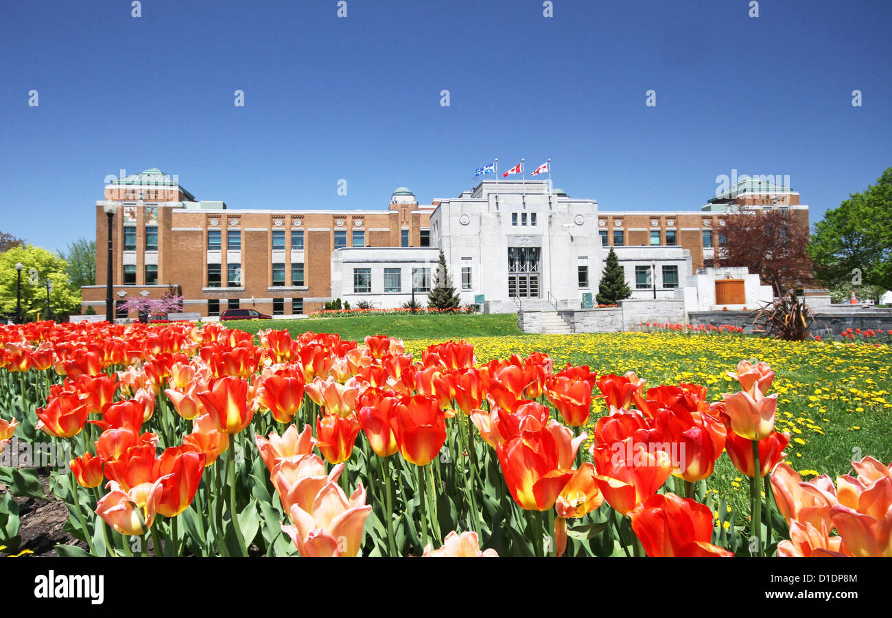 Montreal Botanical GardenCanada in spring Stock Photo, Royalty Free