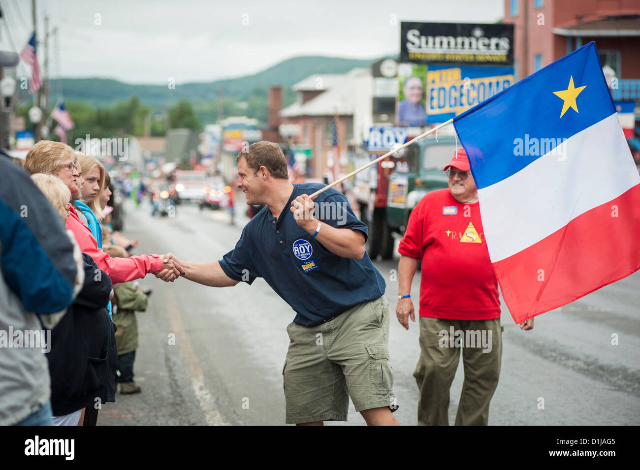 Acadian Festival Parade, Madawaska, Maine, United States Of America