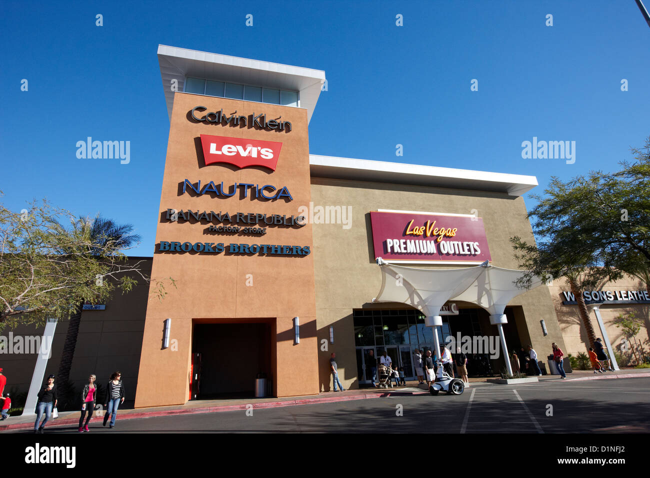 Las Vegas premium outlets shopping south Nevada USA Stock Photo, Royalty Free Image: 52719018 ...