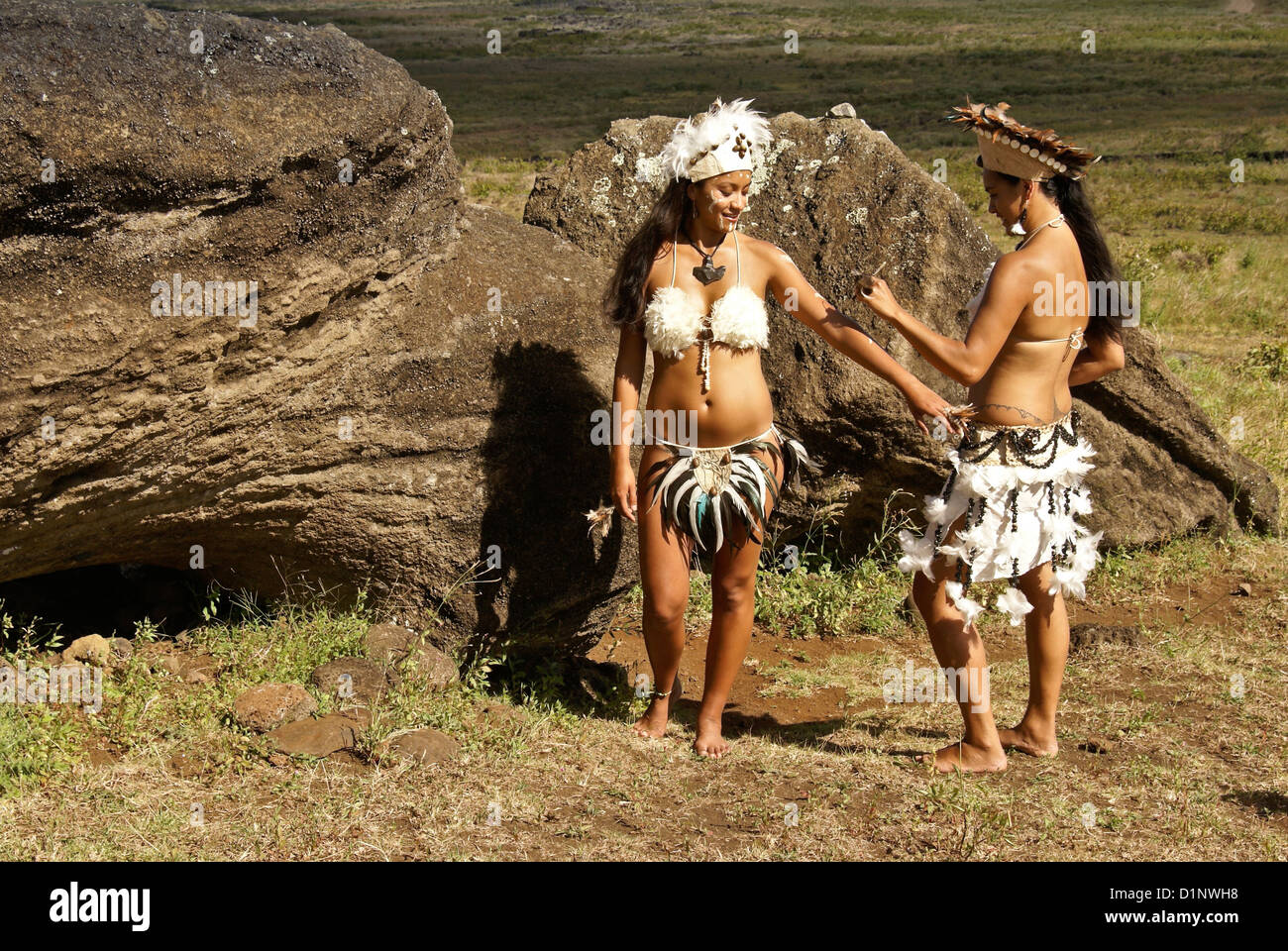 easter island women easter island women