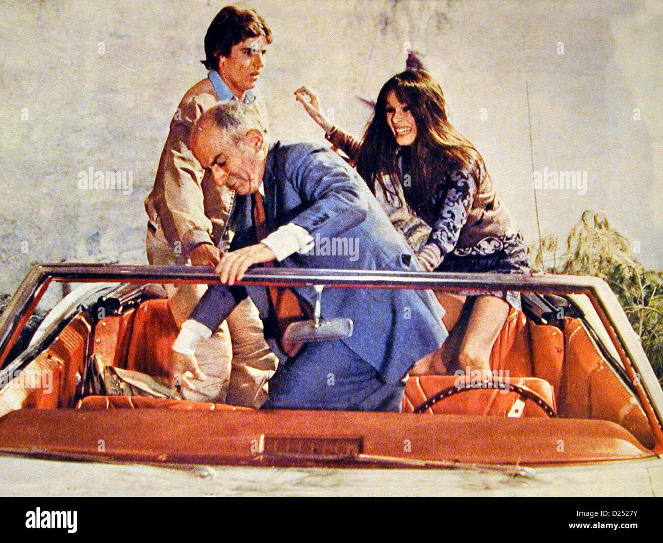Sur Un Arbre Perché Louis De Funes Balduin, Der Sonntagsfahrer Sur Un Arbre Perche Olivier de Funes Stock