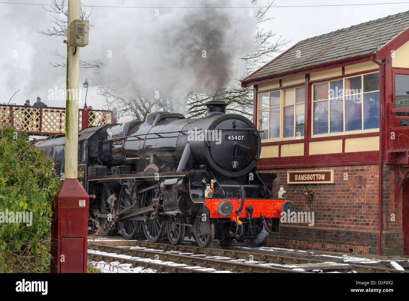 East Lancashire Railway ELR Winter Steam Gala At Ramsbottom Station