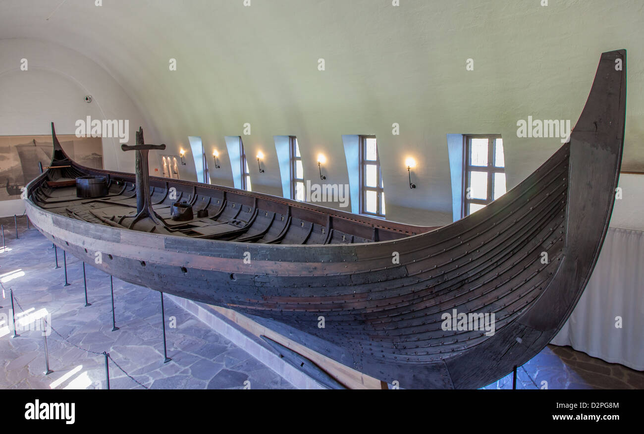 Viking Ship Museum in Oslo Norway houses 3 Viking ships and artifacts Stock Photo, Royalty Free