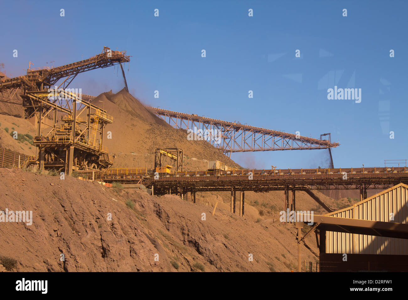 Rio Tinto Iron Ore Mine, Australia Stock Photo, Royalty Free Image
