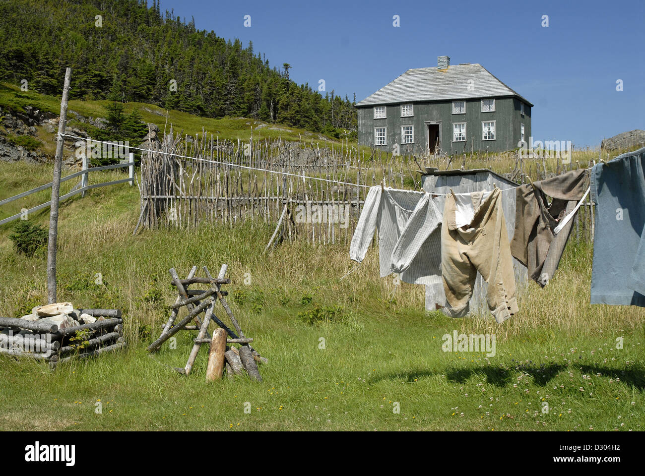 Random Passage Site, New Bonaventure, Newfoundland Stock Photo, Royalty