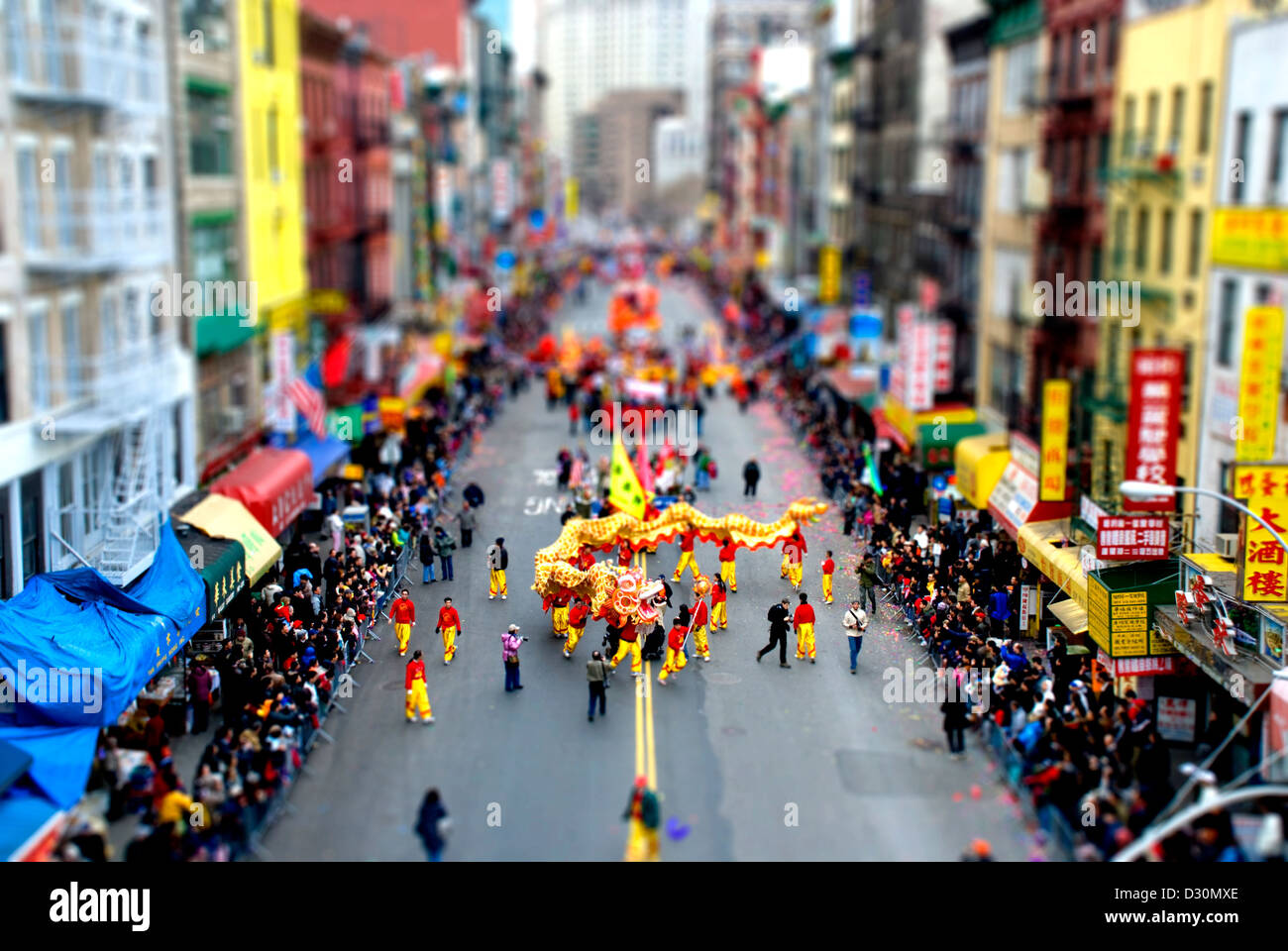 Chinese Lunar New Year parade in Chinatown, downtown New York City Stock Photo ...1300 x 960